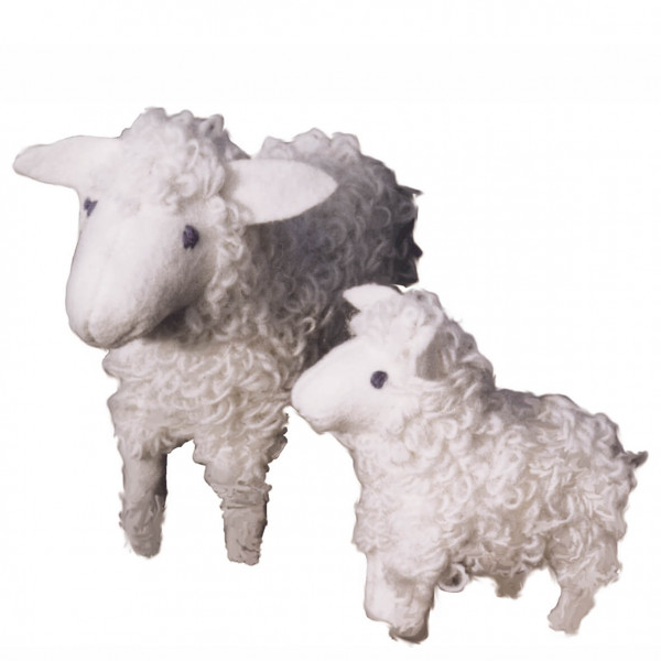 Schaf mit Lamm Bastelpackung
