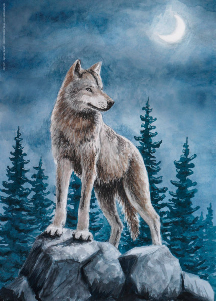 Kunstdruck Der Wolf