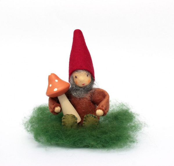 Zwerg mit Pilz Bastelpackung