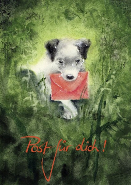 Postkarte Post für dich